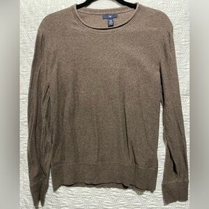 GAP -100 % cotton brown crew neck sweater